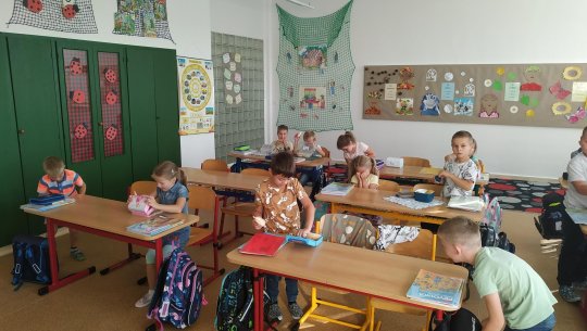 První školní dny prvňáčků.